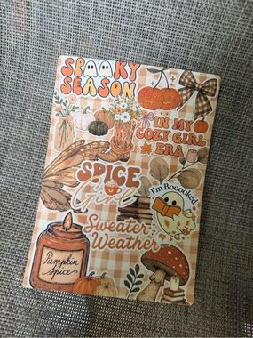 Autumn Kindle Insert (colorsoft kindle) - Pumpkin Spice / Sweater Weather